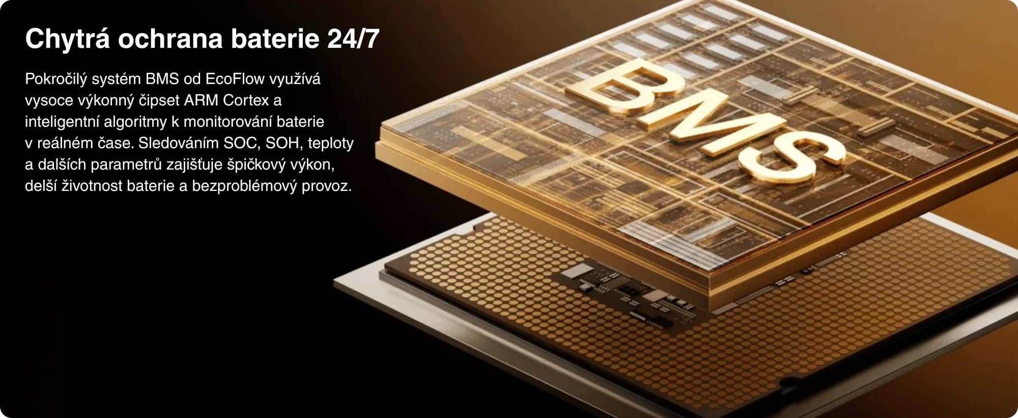 EcoFlow - DELTA 3 Max Plus - bateriová stanice s moderní BMS elektronikou